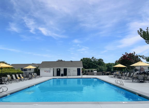 Pool 2 at Crosstimbers Apartments in Morrisville NC