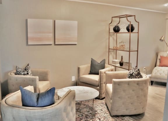 Living area at Forest Place in Little Rock AR