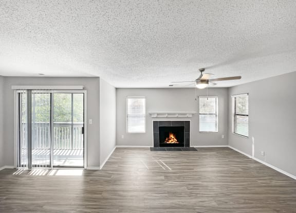Harris Pond Apartments in Charlotte NC Living Area