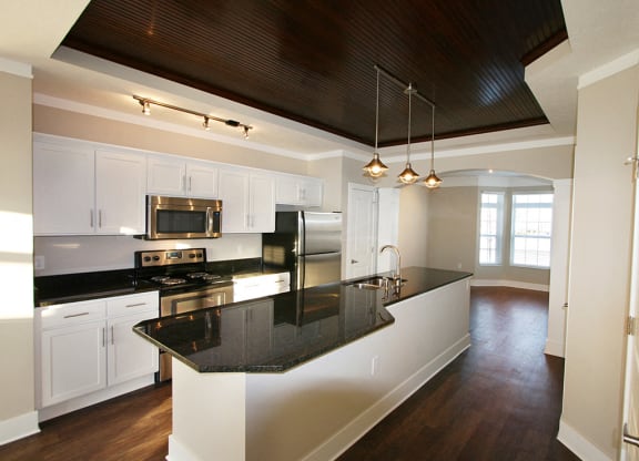 Kitchen at Strathmoor Apartments , Dublin, Ohio
