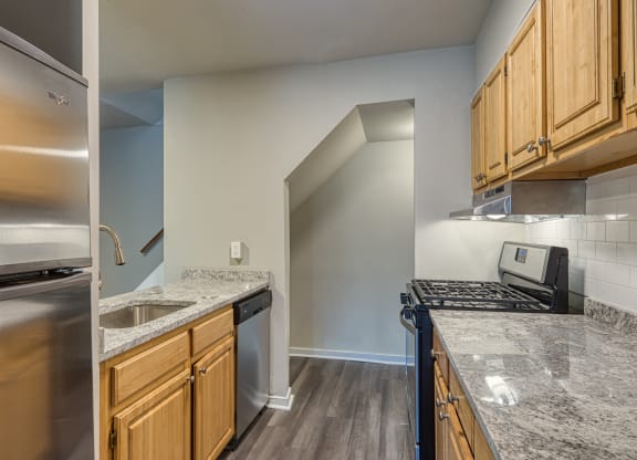 Another shot of the Kitchen area in a Stratford Hills Garden Unit