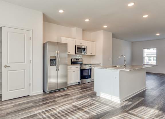 Kitchen Designed With Ample Storage Space at The Mark, Harrisonburg