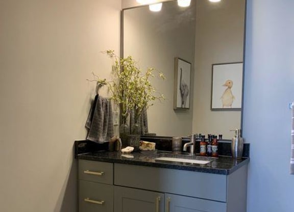 Bathroom  at Lumina Apartments in New Orleans LA