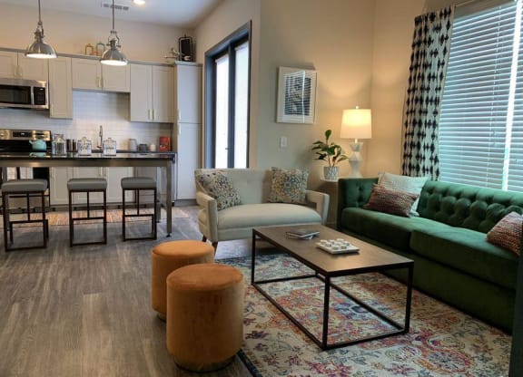 Living Room 2 at  Lumina Apartments in New Orleans