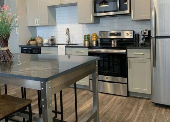 Kitchen at  Lumina Apartments in 70119 New Orleans