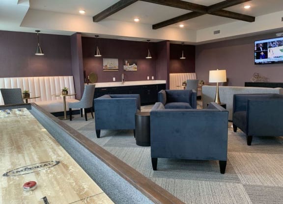 TV area 2 at Lumina Apartments in New Orleans