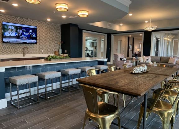 Residents kitchen at Lumina Apartments in New Orleans
