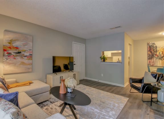Lennox Apartments in Little Rock AR  living room