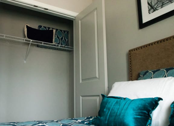 Closet in apartments in downtown Newport News VA
