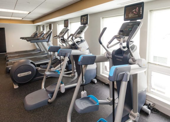 gym at Liberty Apartments in Newport News VA