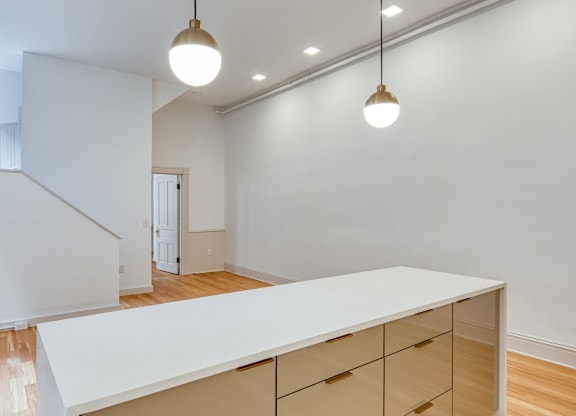 Living space at The Edgar at Linden Row Apartments 23219