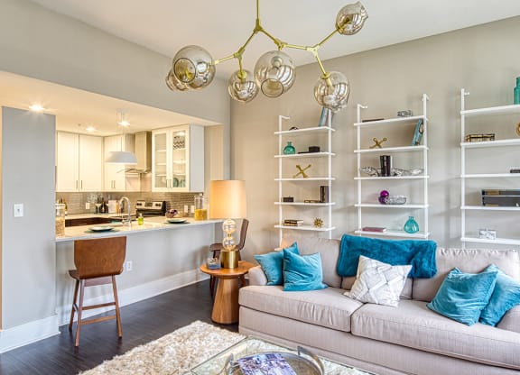 Deco at CNB Apartments Living Area
