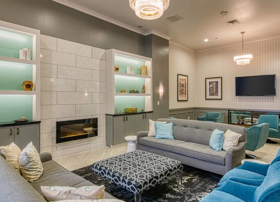 Lounge_Deco_At_CNB_Apartments in Richmond Va
