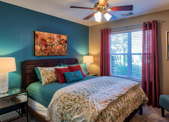 Bedroom at Smiths Landing Apartments in Blacksburg VA