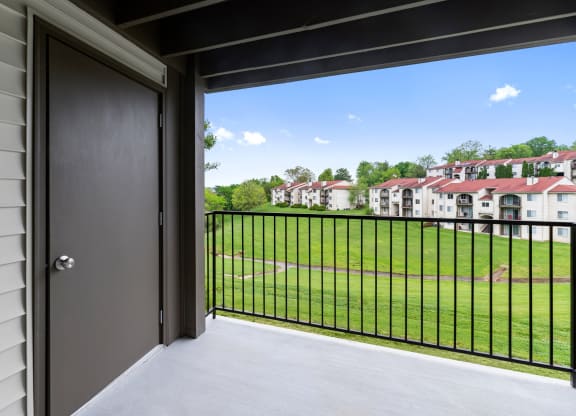Patio View at Chimney Top Apartments