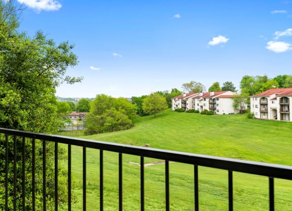 Balcony view at Chimney Top Apartments
