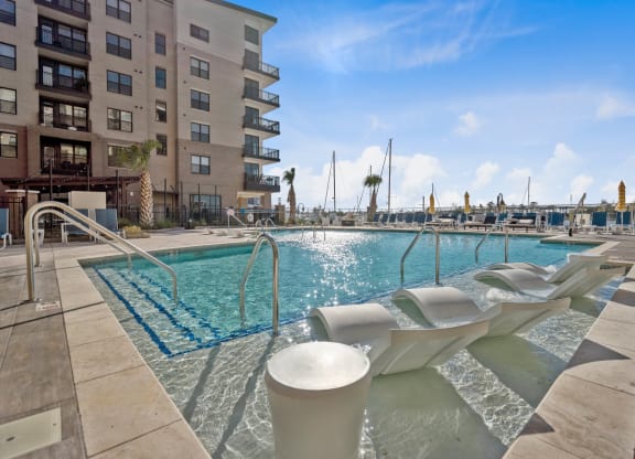 Pool at Pier 33 Apartments in Wilmington NC