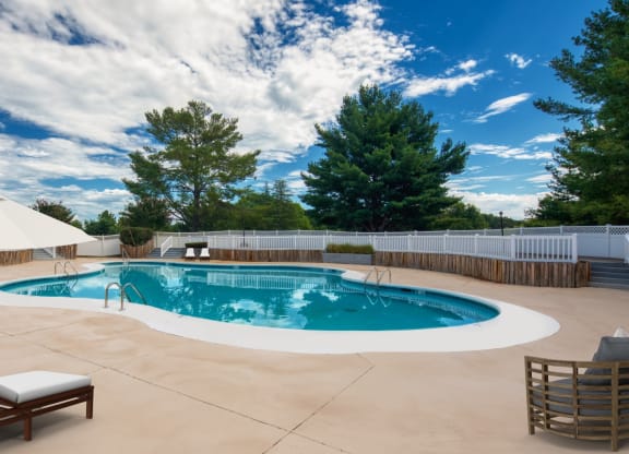 Pool at The Everett Apartments  in Roanoke, VA 24018