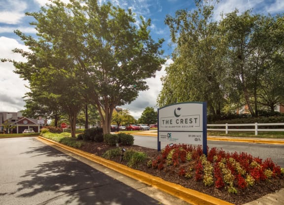 Property Signage at The Crest on Hampton Hollow, Maryland, 20904