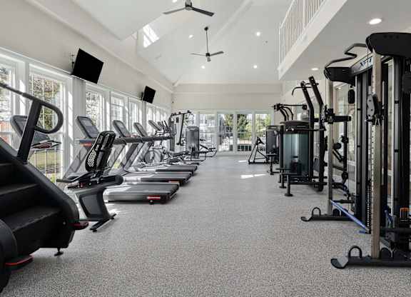 Fitness Center with cardio and weight machines. at The Orchard, Dublin, 43016