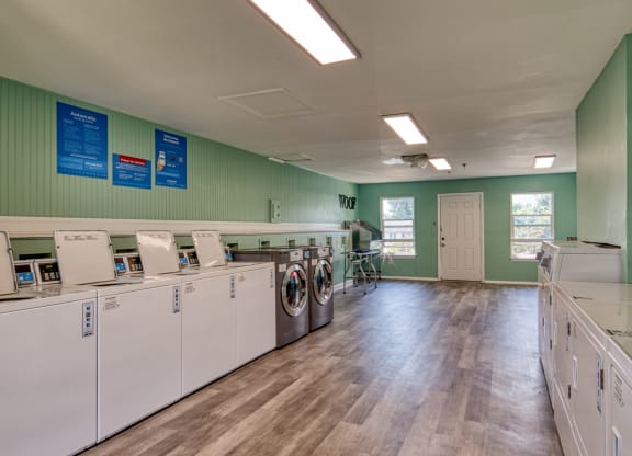 Laundry Room at The Everett Apartments , Roanoke, VA