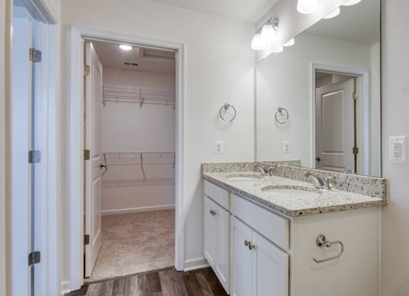 Designer Granite Countertops In All Bathrooms at The Mark, Virginia
