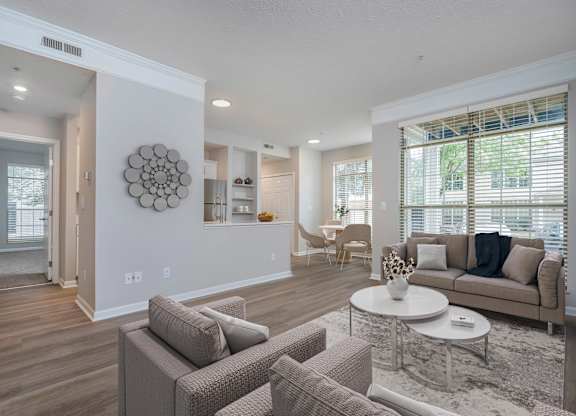 Carpeted Living Room at The Orchard, Dublin, OH, 43016