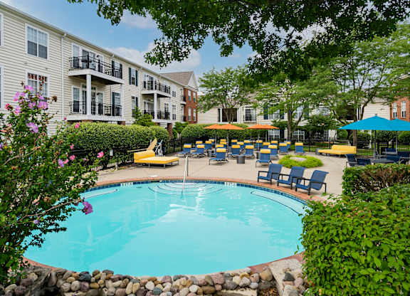 Sparkling Pool at Times Square, Dublin, Ohio