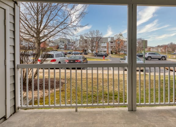 Balcony at The Crest on Hampton Hollow, Silver Spring, Maryland