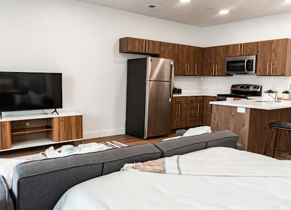 Living Area with TV at 400 Element, Utah, 84601
