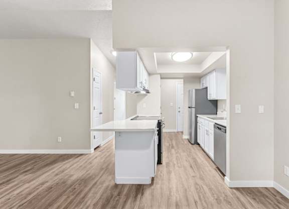 Kitchen with Island at Peaks on Pines, Spokane Valley, 99216