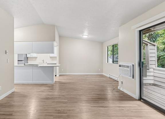 Spacious Living Room and Kitchen at Peaks on Pines, Spokane Valley, 99216