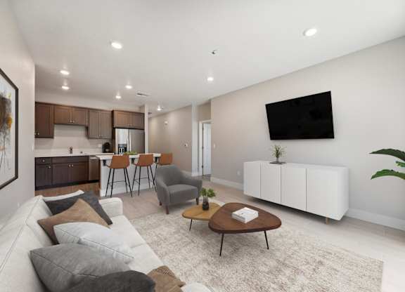 Living and Dining Room at Montessa Apartments, Vacaville, CA, 95687