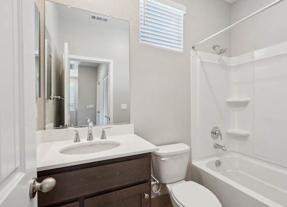 Modern Bathroom Fittings at Montessa Apartments, California