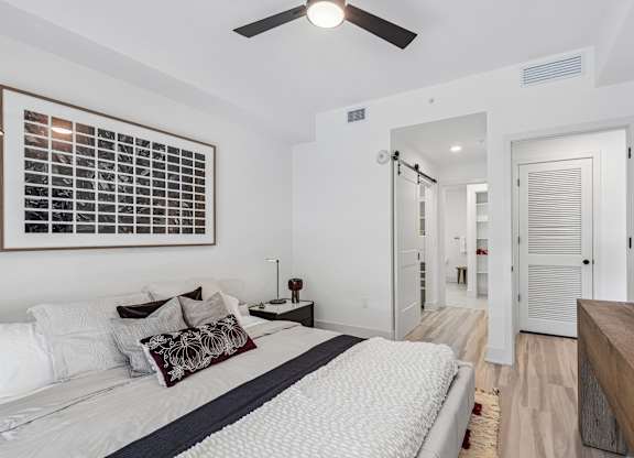 Large bedrooms accommodate king size furniture