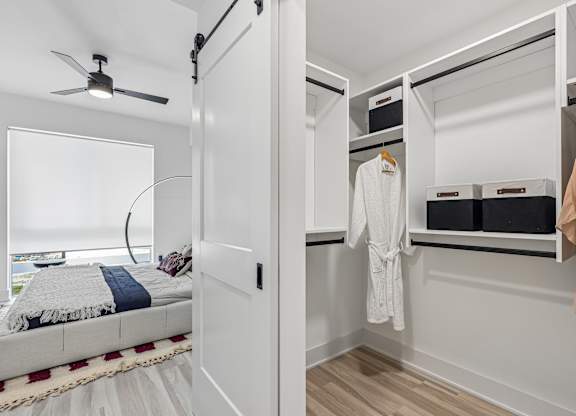California-style walk-in closets