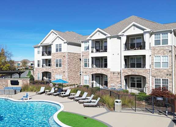 Pool with swim lane