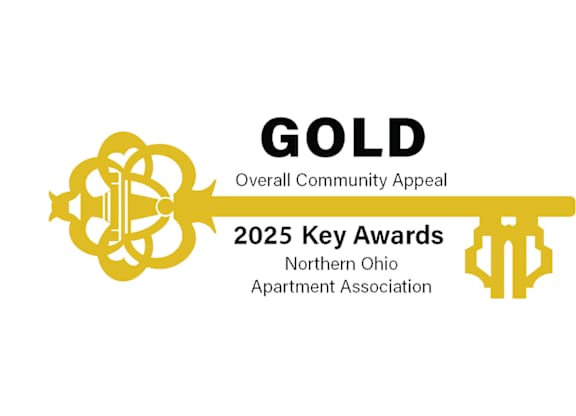 Gold Overall Community Appeal - 2025 Key Awards, Northern Ohio Apartment Association