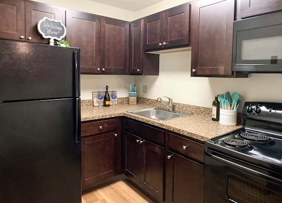 Fully-equipped kitchens