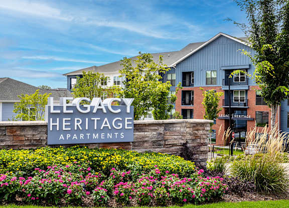 Legacy Heritage entrance sign