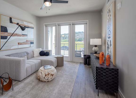 Spacious living areas with tons of natural lighting