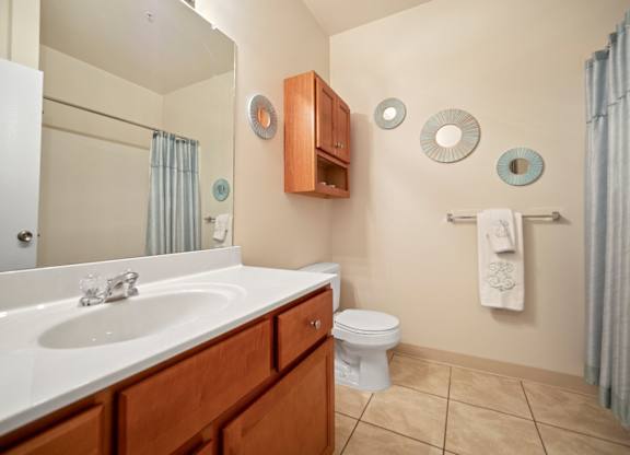 Tiled bathroom