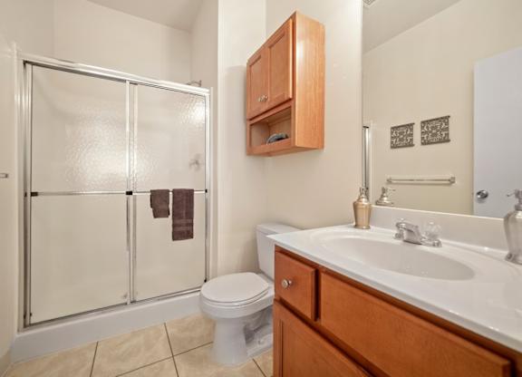 Tiled bathroom