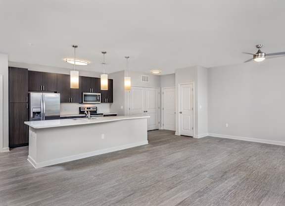 Open concept floor plans