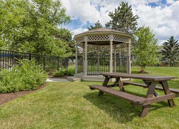 Picnic area with gazebo