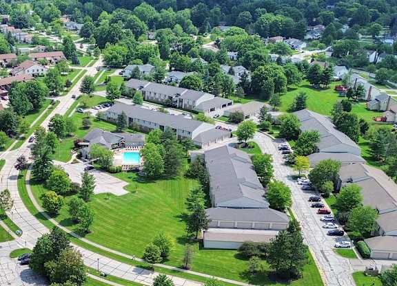 Liberty Hill Apartments property aerial view