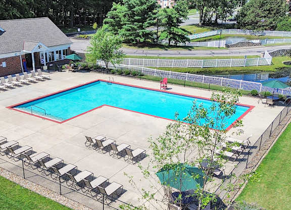 Heated outdoor pool