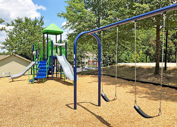 Playground with swings