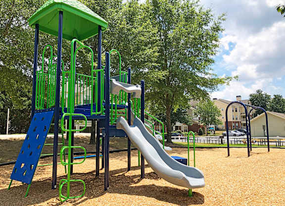 Playground with swings