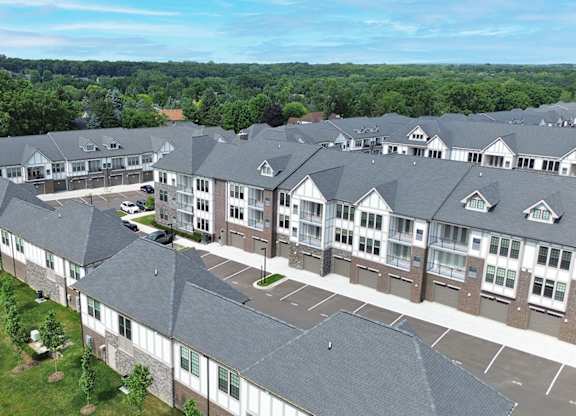 Aerial view of buildings